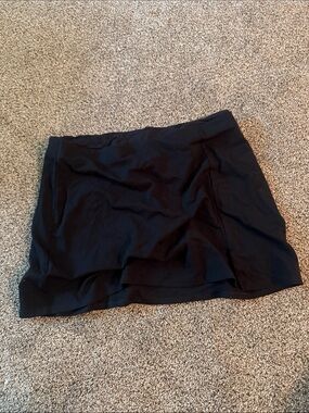 American Eagle Black Athletic Skort - Solid Black Size L